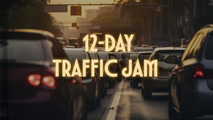 12-day traffic jam